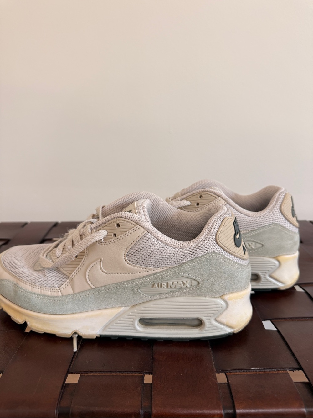 Nike Women’s Air Max Sneakers in Beige and Light Gray